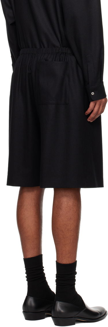 Shortsit The Row Aimir Black Wool Shorts Musta | 779-W3301, 2