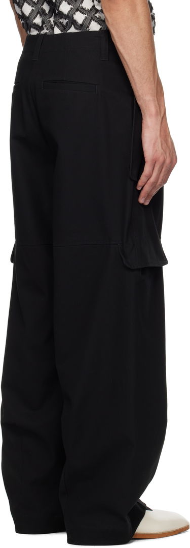 Cargo housut sage NATION SAGE NATION Index Cargo Pants Musta | S113 INDEX CARGO TROUSER, 2
