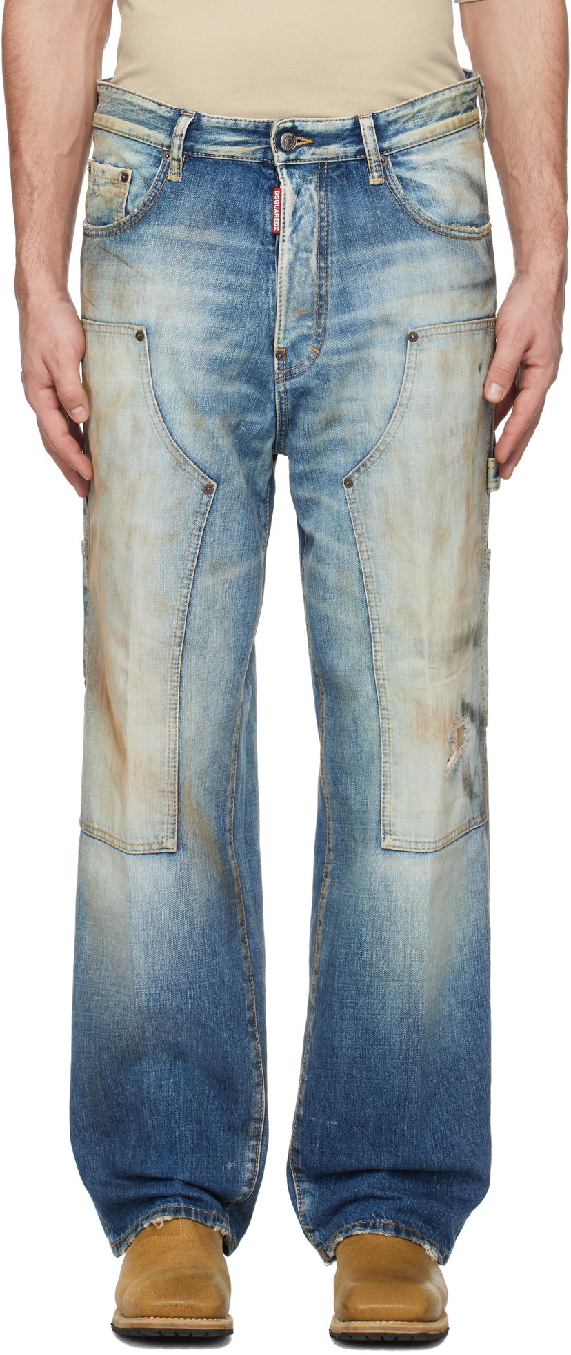 Jeans DSQUARED2 Dsquared2 Loose Carpenter Jeans Sininen | S74LB1667_S30309