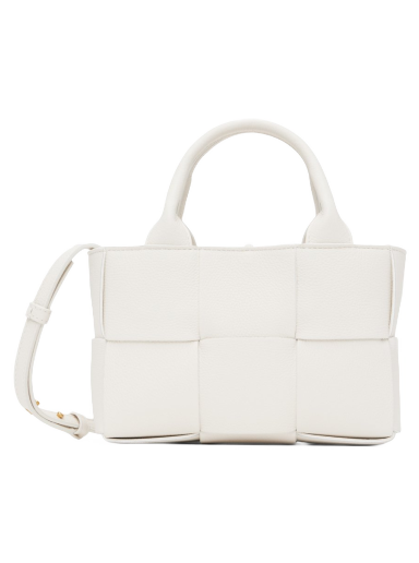 Kangaskassi Bottega Veneta Mini Arco Tote Bag Valkoinen | 729029 VCP11