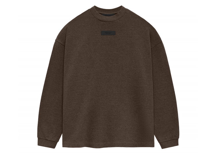 T-paita Fear of God Core Collection L/S Tee Heather Wood Ruskea | 125SU244202F