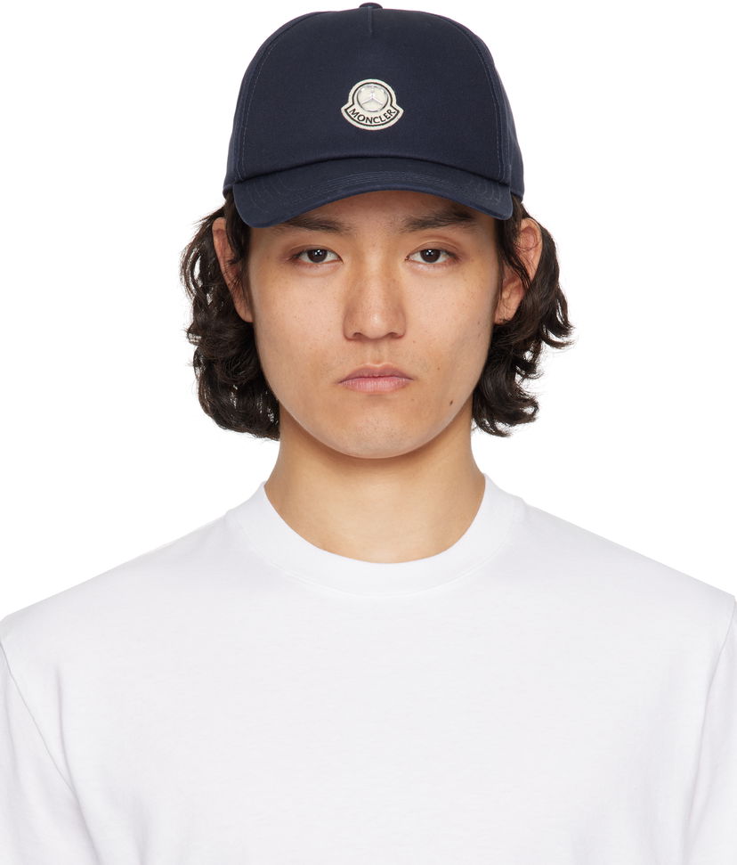 Korkki Moncler Moncler Genius Mercedes-Benz by NIGO Baseball Cap Tummansininen | K14013B0000804863
