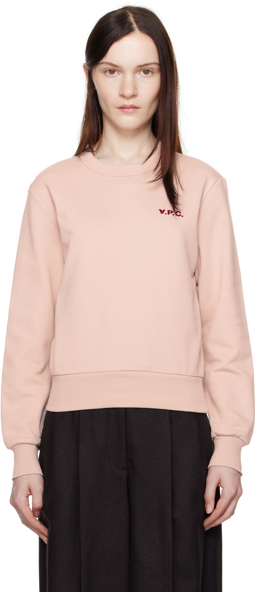Huppari A.P.C. Boxy Sweatshirt Vaaleanpunainen | COHGO-F27918