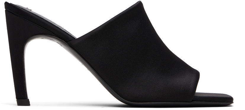 Mekko TOTEME TOTEME Bandeau Heeled Mules Musta | 253-WAS0245-FB0401