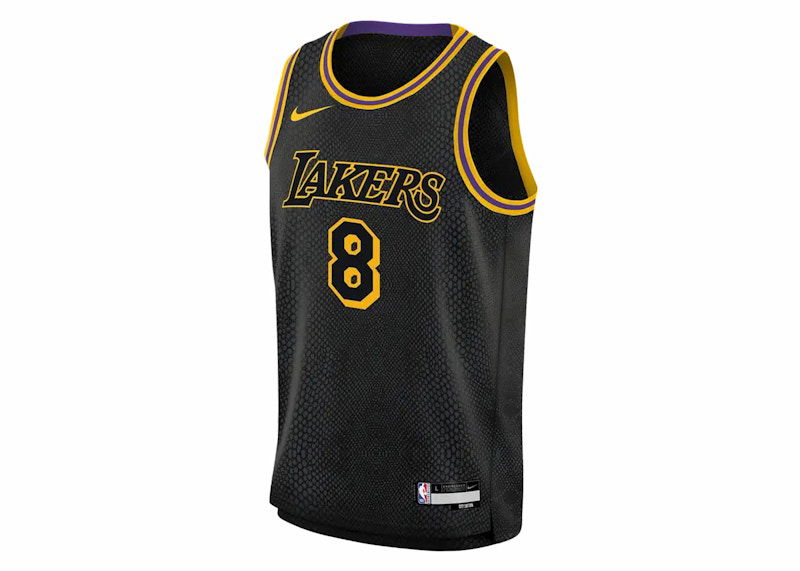 Jersey Nike Kobe Mamba Mentality Los Angeles Lakers City Edition Swingman Jersey Musta | PZ2B7BYXP23