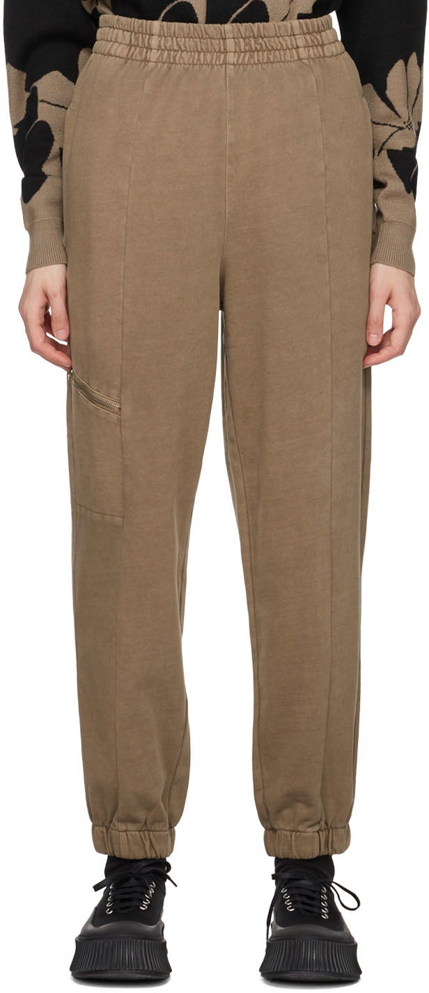 Verryttelyhousut YMC Wenlock Relaxed Fit Sweatpants Ruskea | Q4SMG