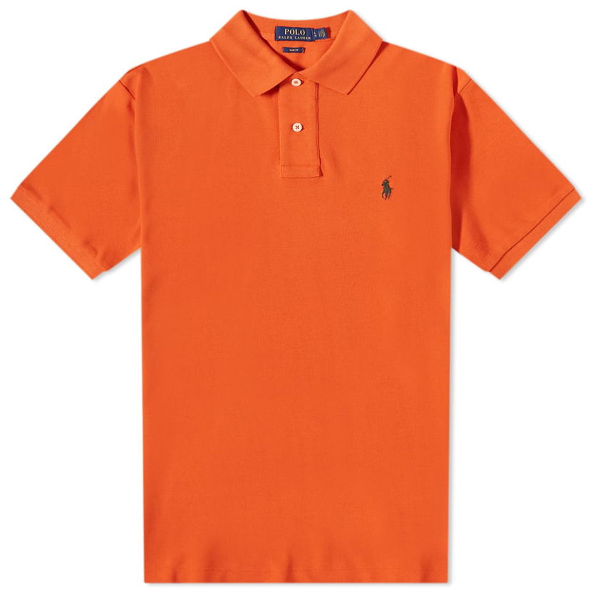 Poolopaita Polo by Ralph Lauren Ralph Lauren Slim Fit Polo Oranssi | 710536856296