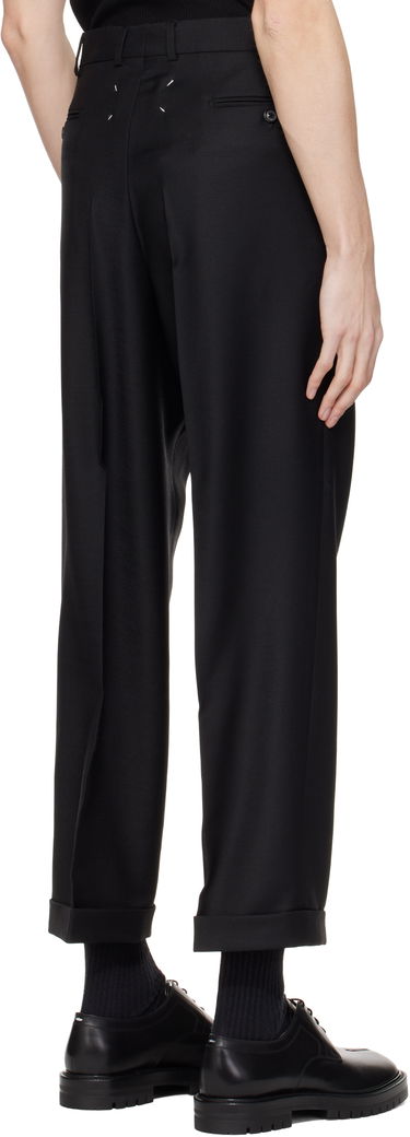 Housut Maison Margiela Maison Margiela Mohair Trousers Musta | S50KA0672 M35259, 2