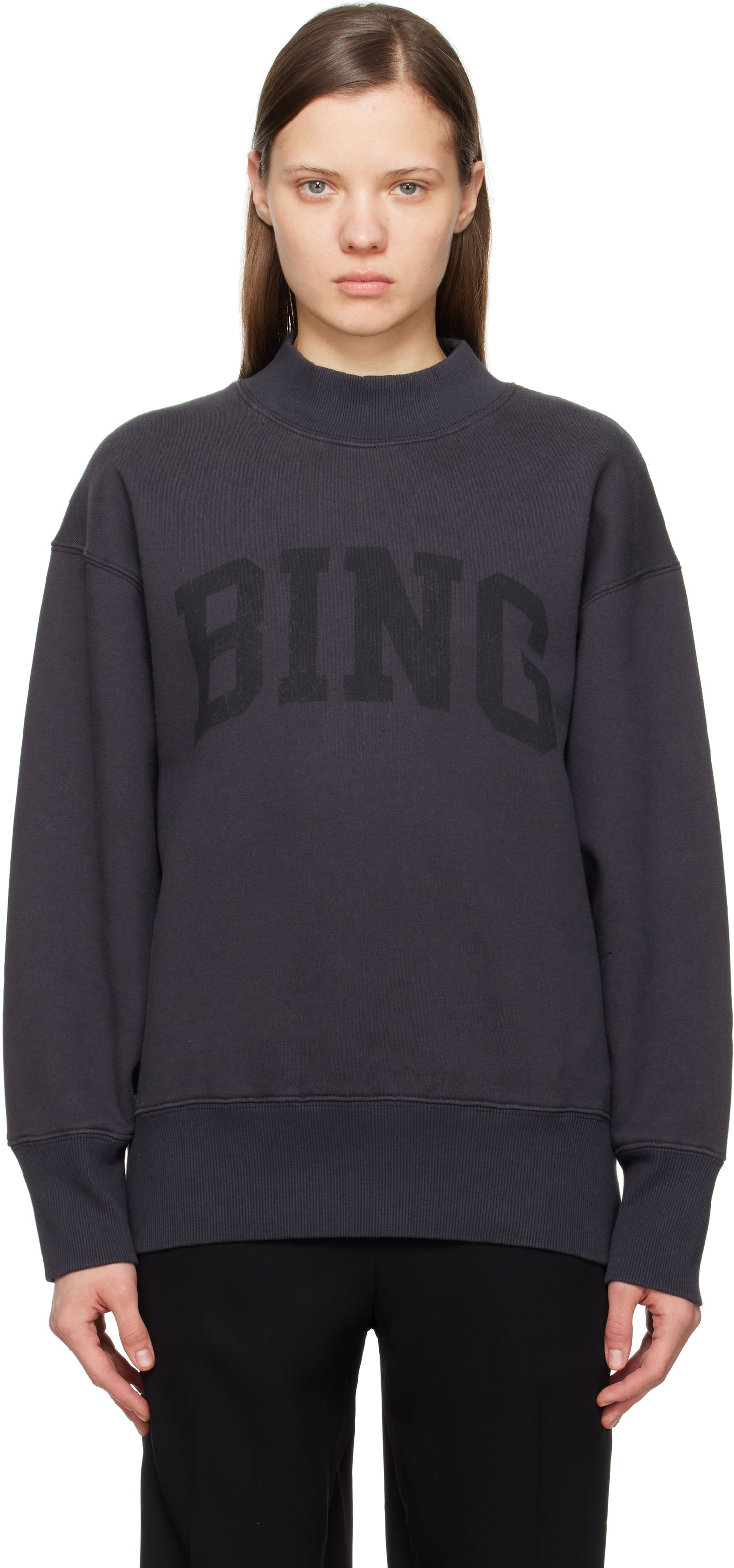 Villapaita Anine Bing Anine Bing Bradie 'Bing' Sweatshirt Harmaa | A-08-10292-VTG1, 0