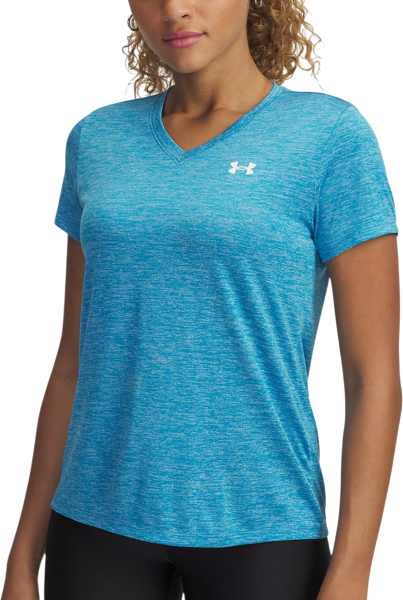 T-paita Under Armour Under Armour Tech Twist V-Neck Short Sleeve T-Shirt Sininen | 1384227-452