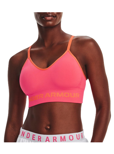 Rintaliivit Under Armour Seamless Low Long Rib Bra Oranssi | 1373870-683