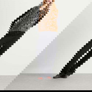 Liivi Aries Brushed Leopard Print Vest Ruskea | AR40041-BRN, 4