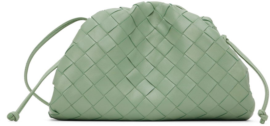 Käsilaukku Bottega Veneta Mini Pouch Clutch Vihreä | 585852 VCPP1, 0