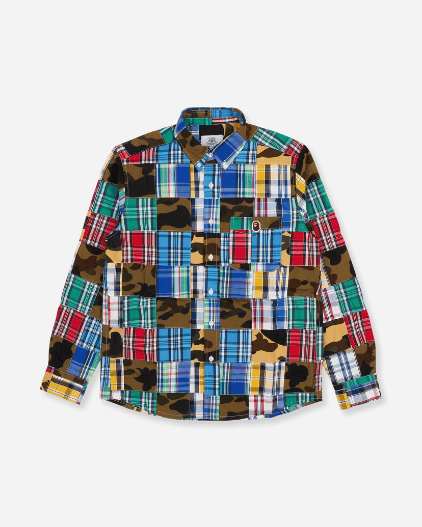 Paita BAPE Patchwork Shirt Monivärinen | 1G30131005 MULTI