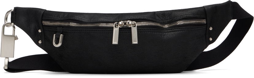 Vyötärölaukku Rick Owens Rick Owens Concordians Geo Bumbag Musta | RA02E0730 LBA