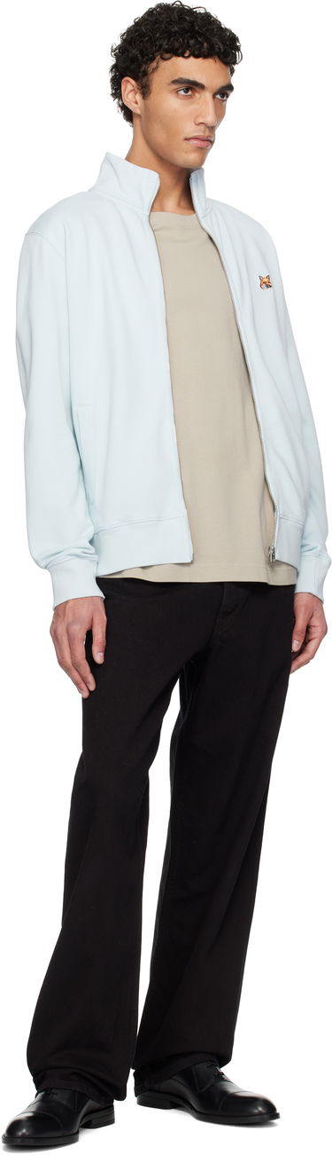 Huppari MAISON KITSUNÉ Maison Kitsuné Fox Head Patch Full-Zip Sweatshirt Sininen | OM02134KM0001, 3