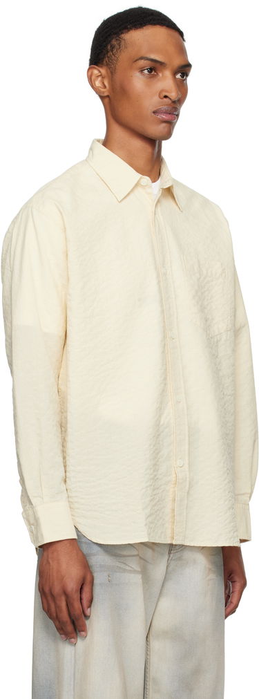 Paita NORSE PROJECTS Norse Projects Mo Oversized Check Shirt Beige | N40-0820, 4