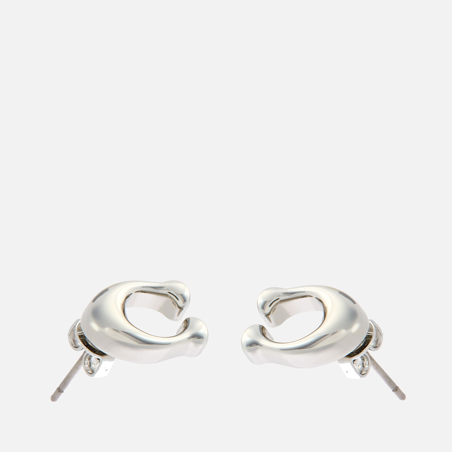 Korvakorut Coach Bubble C Stud Earrings Metallinen | 37369816RHO030, 1