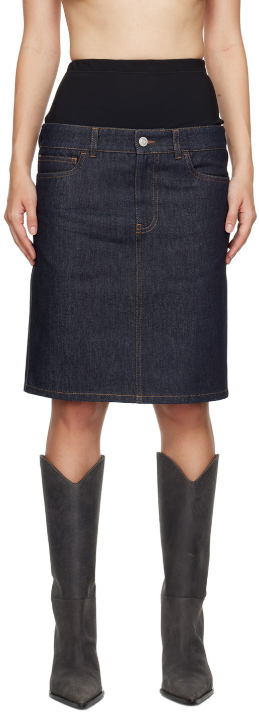 Hame Coperni Coperni Hybrid Denim Midi Skirt Sininen | COPJ62F2011