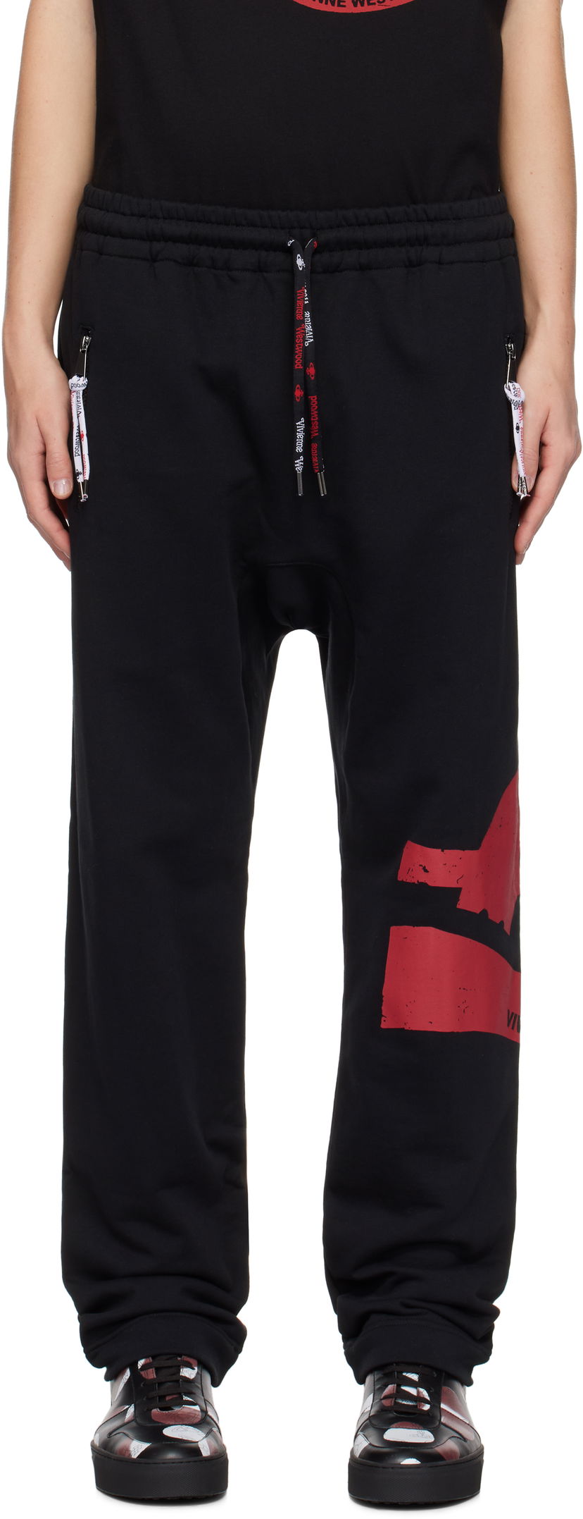 Verryttelyhousut Vivienne Westwood Football Sweatpants Musta | 3J01000O-J006O-