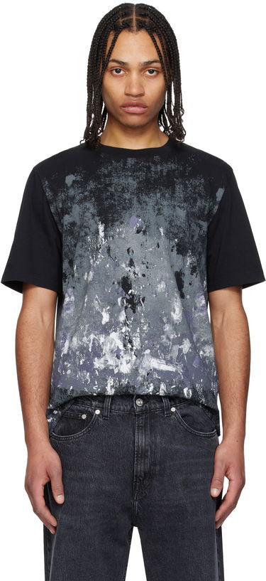 T-paita rag & bone Rag & Bone Splatter Print T-Shirt Musta | MBC25ST033KJ33, 0
