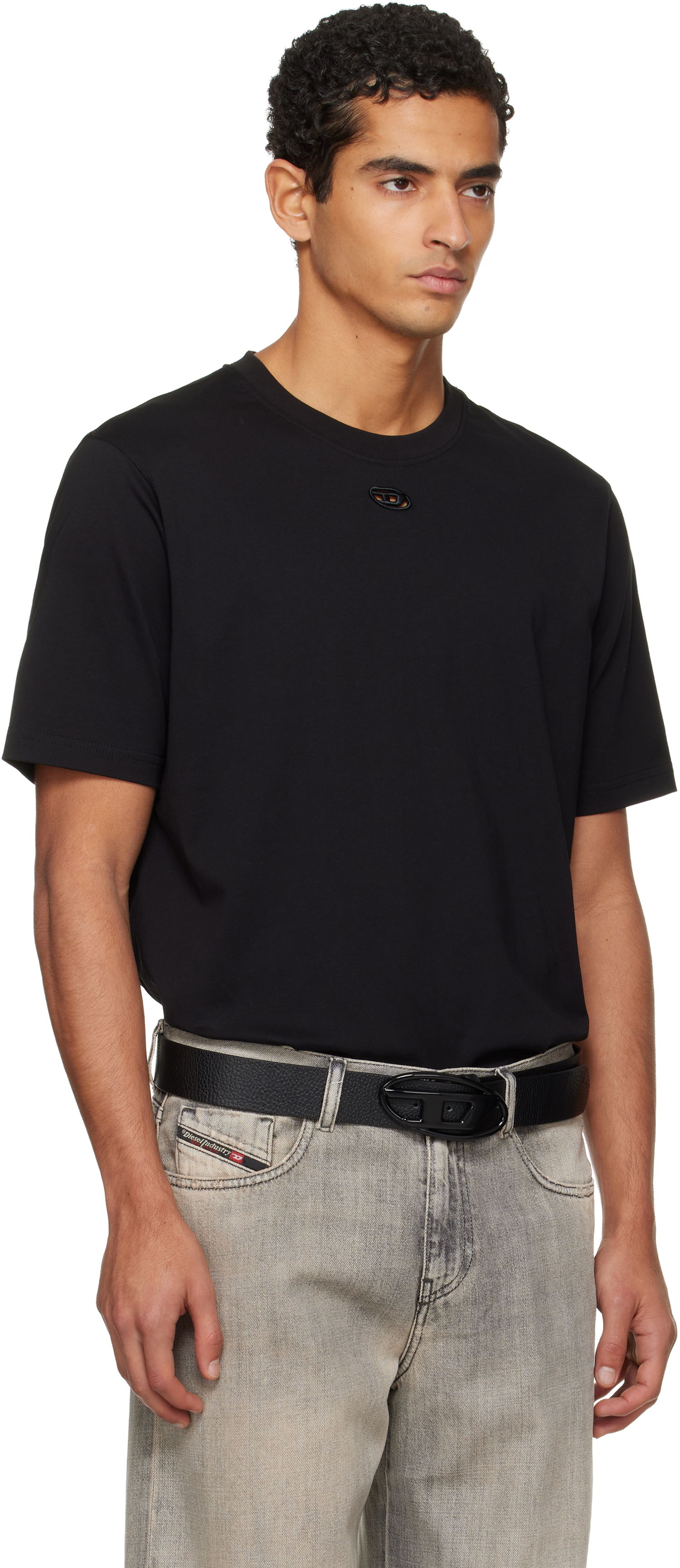 T-paita Diesel T-Adjust-Marey T-shirt Musta | A19420-0NIAX-9XX, 1