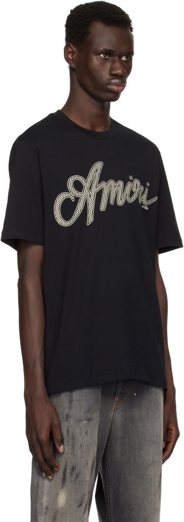 T-paita AMIRI Amiri Script T-Shirt Valkoinen | AMJYTE1193, 4