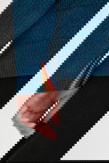 Villapaita Barbour Barbour x Paul Smith Saddle Striped Wool Crewneck Sweater Monivärinen | MKN1696BU91, 4