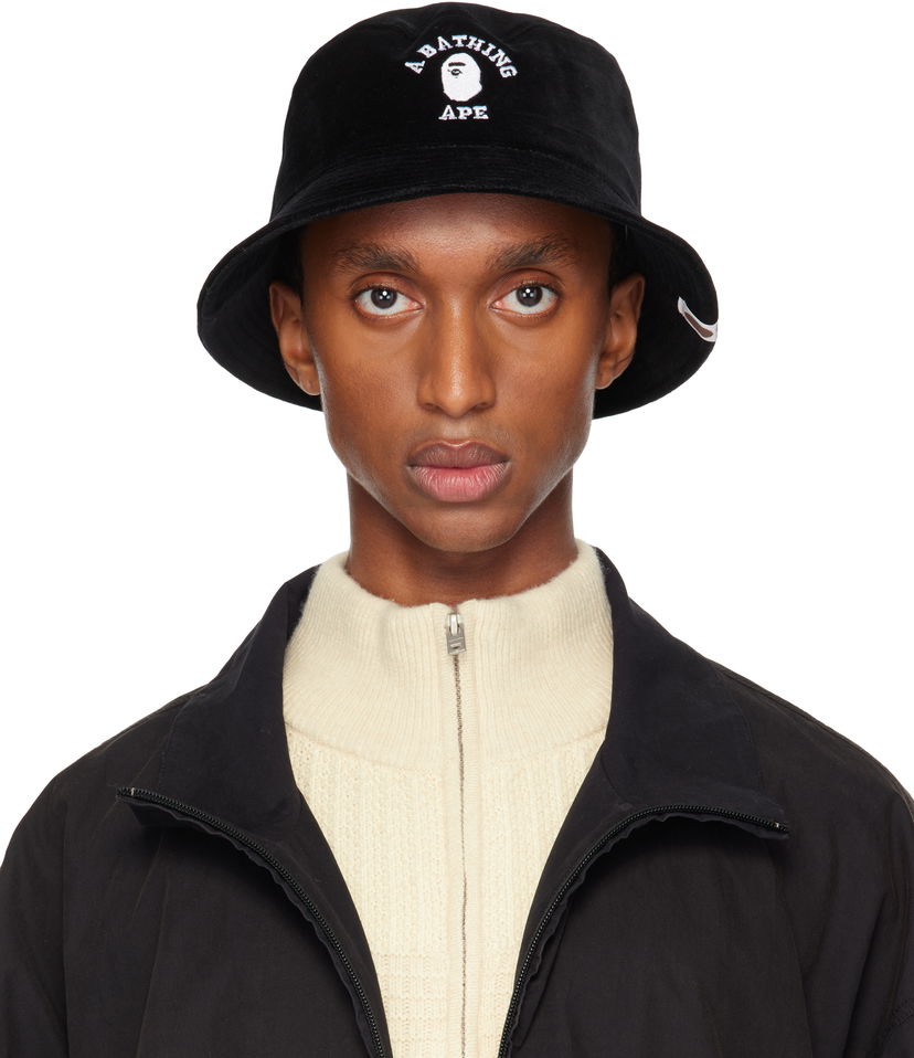 Hattu BAPE Bucket Hat Musta | 001HTK801003M
