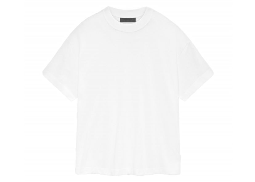 T-paita Fear of God Core Collection Tee White Valkoinen | 125SU244283F