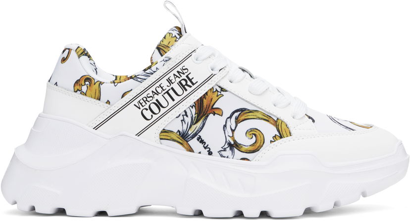 Tennarit ja kengät Versace Versace Jeans Couture Chain Couture Speedtrack Valkoinen | E78YA3SC2_EZSC54