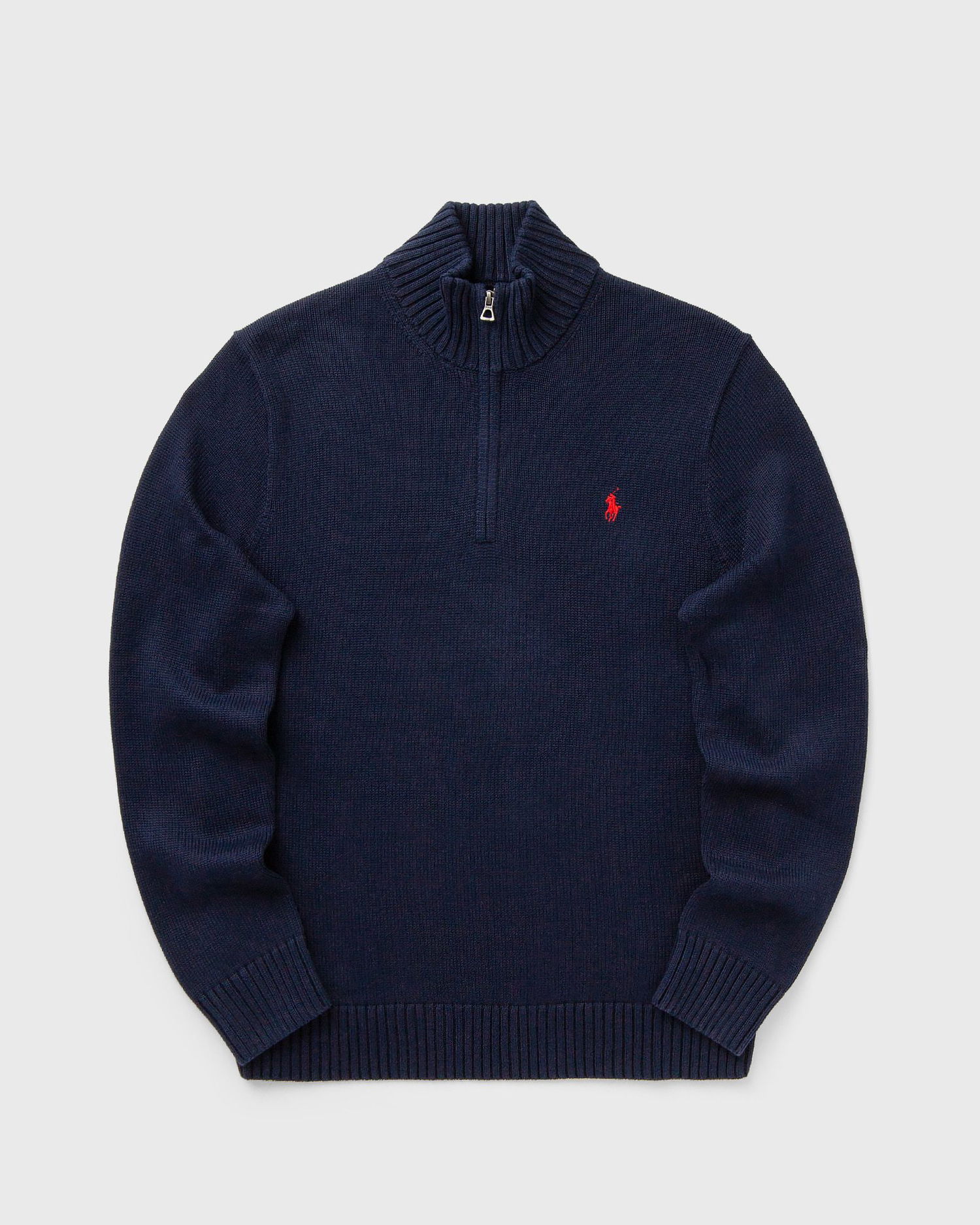 Villapaita Polo by Ralph Lauren Knitted Half-Zip Sweater with Embroidered Logo Tummansininen | 710859939002, 0