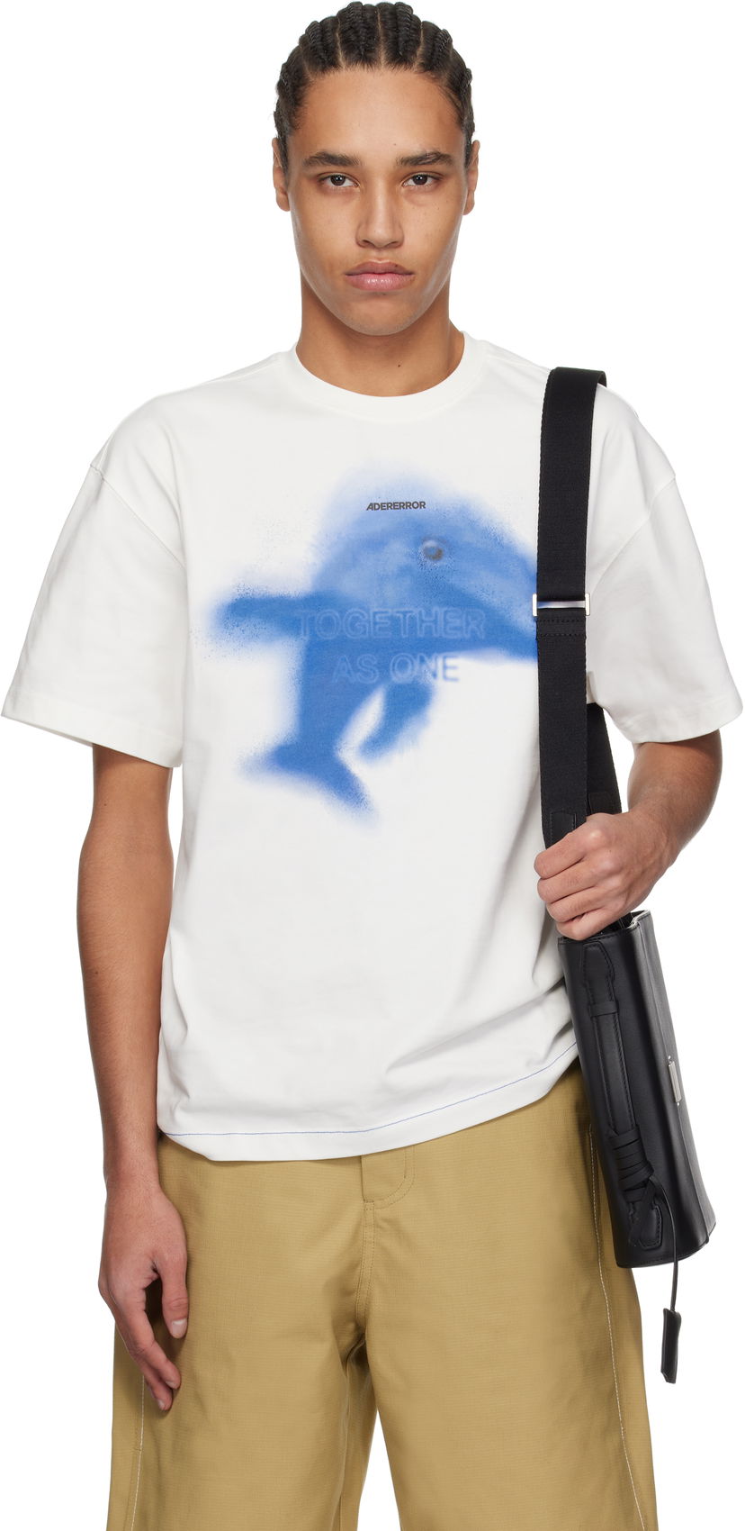 T-paita ADER ERROR ADER error Together As One Graphic T-Shirt Valkoinen | BO01SSTS0105OW