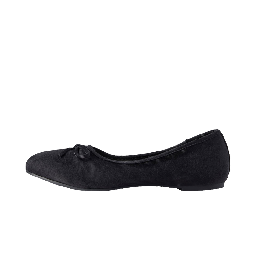 Tennarit ja kengät Balenciaga Leopold Ballerina "Black Satin" W Musta | 748222W2H821000