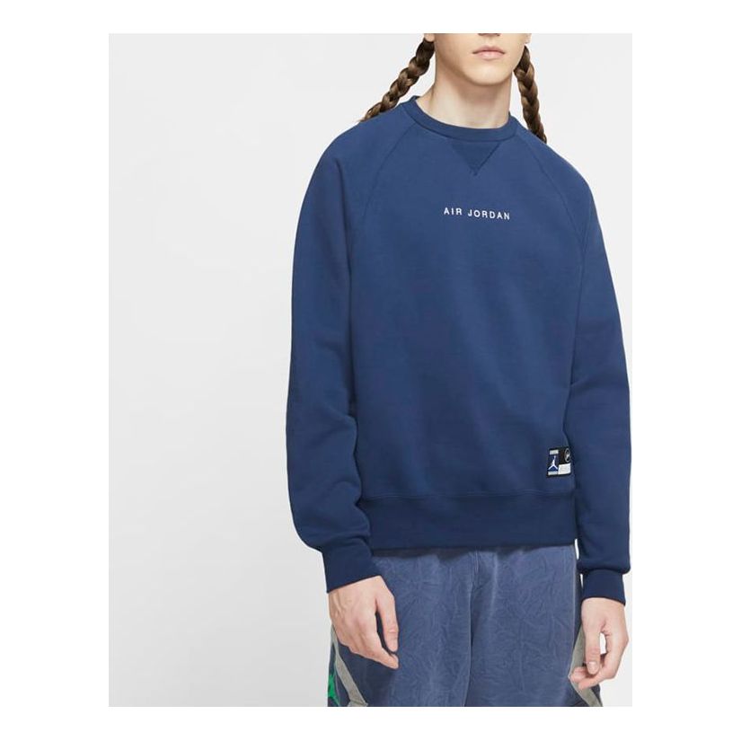 Villapaita Jordan Fragment Design Crewneck Sweatshirt Sininen | DA2990-414