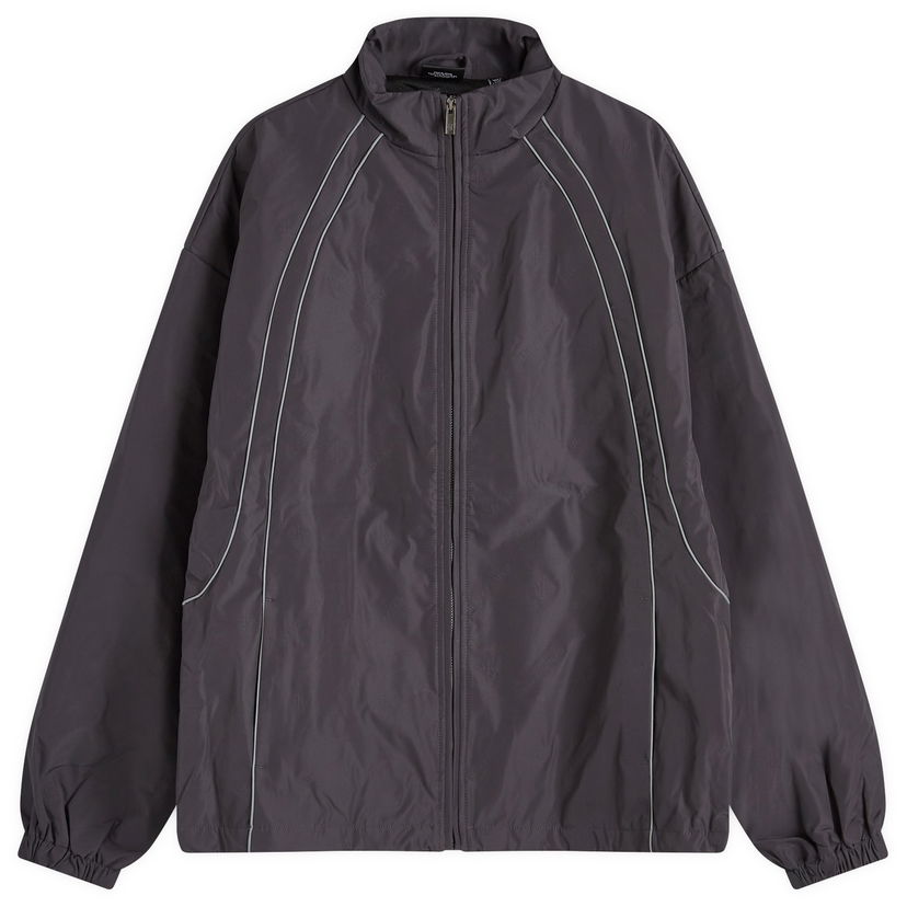 Tuulitakki DAILY PAPER Taye Logo Track Jacket Obsidian Black Size Large Musta | 2421099