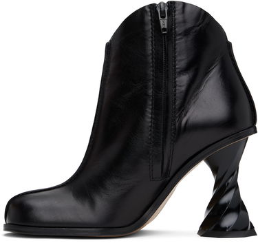 Vaatteet JW Anderson JW Anderson Twisted Heel Ankle Boots Musta | ANW43211A, 2