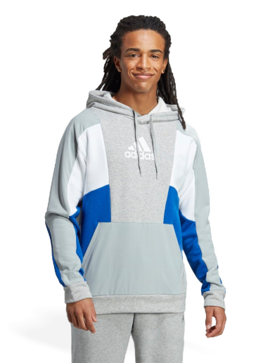 Huppari adidas Performance Essentials Colorblock Hoodie Harmaa | HY5930