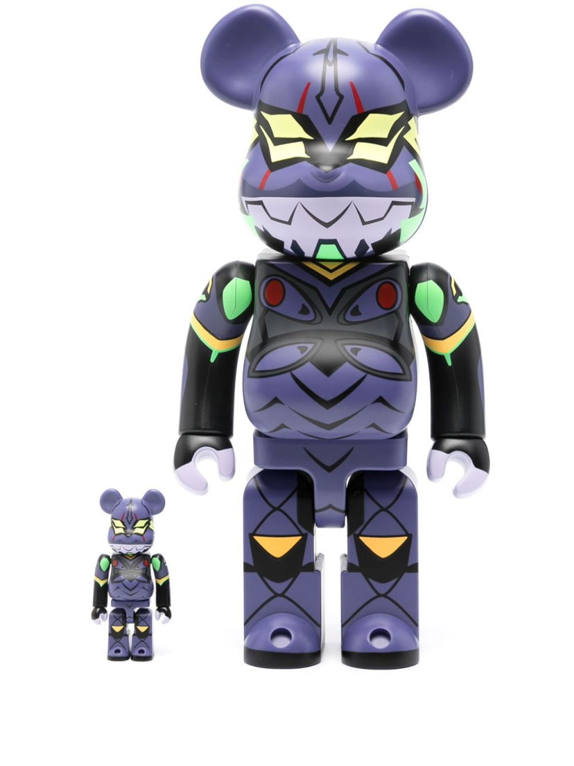 Keräilykelpoinen Medicom Toy Bearbrick NGE graphic-print toy - Purple Tummansininen | EVA1340021029472