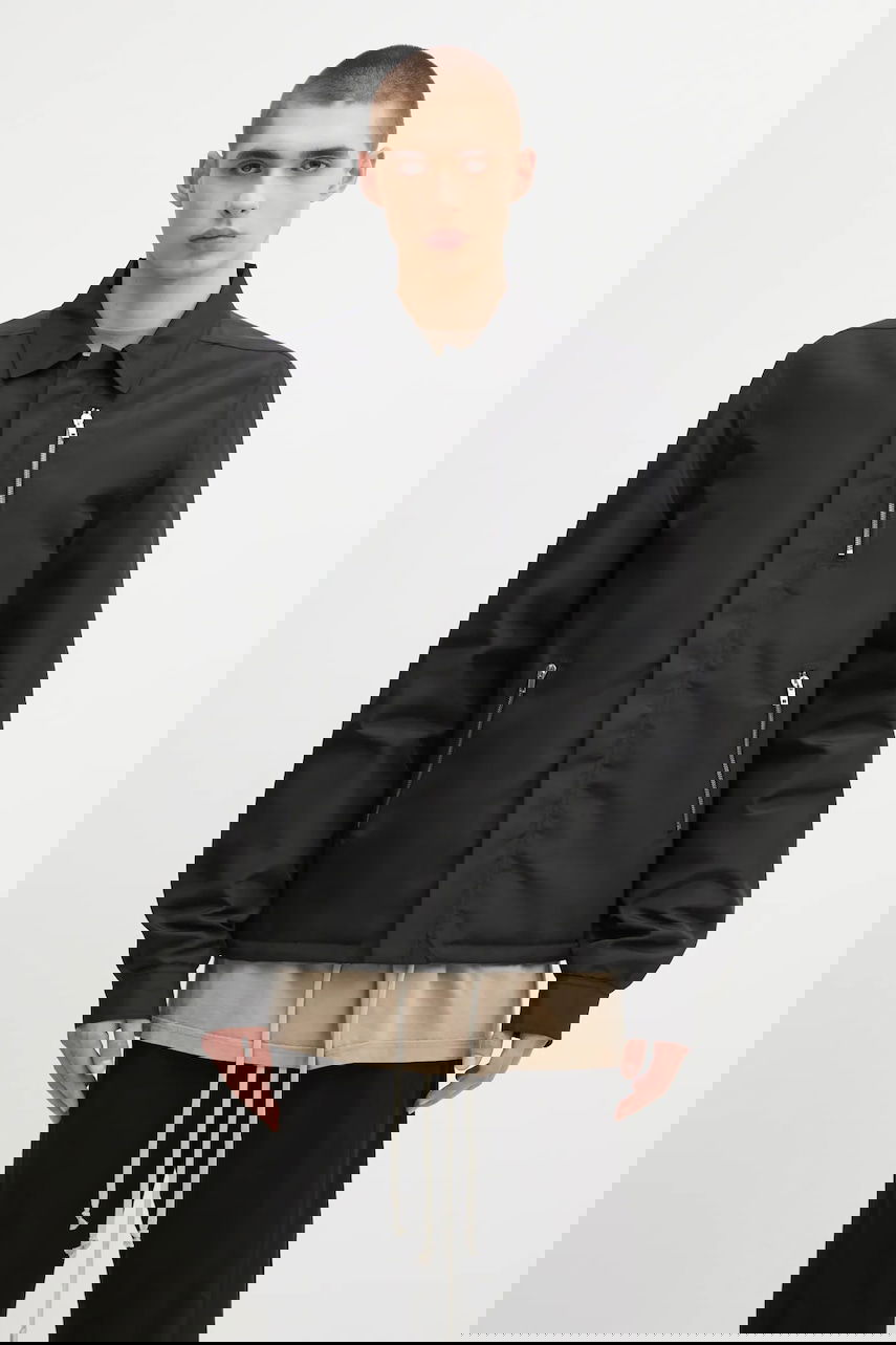 Takki Rick Owens Rick Owens DRKSHDW Zipfront Jacket Musta | DU02E7775.NCV, 0