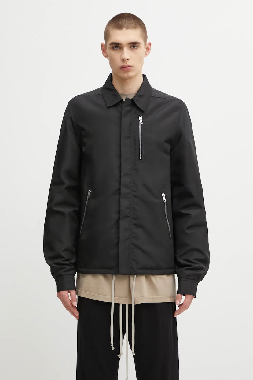Takki Rick Owens Rick Owens DRKSHDW Zipfront Jacket Musta | DU02E7775.NCV