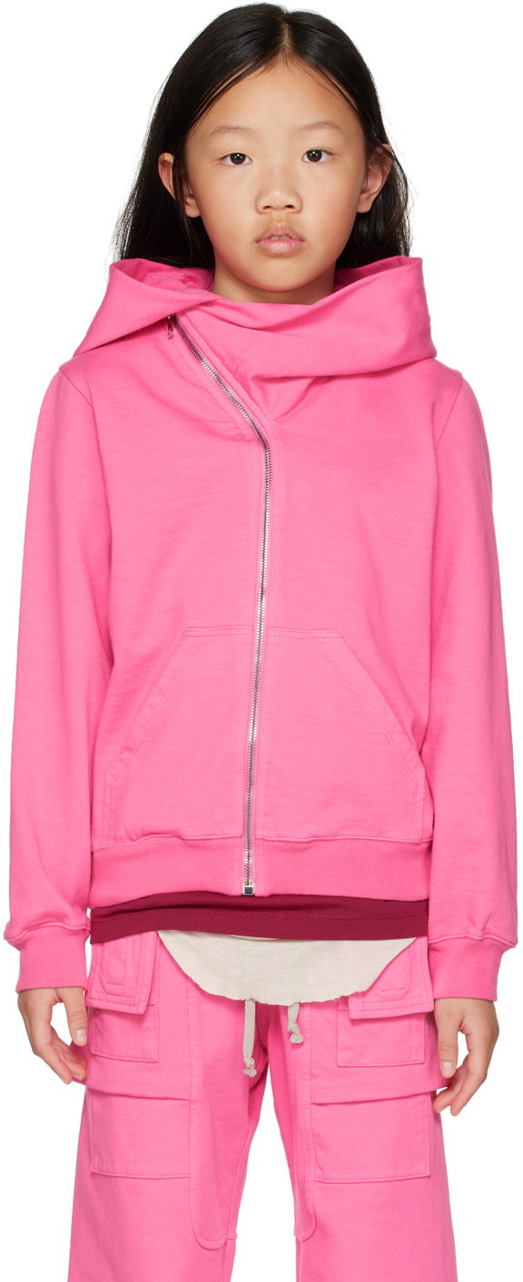 Huppari Rick Owens Rick Owens Mountain Hoodie Vaaleanpunainen | BG01C7286 RIG