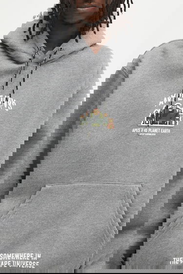 Huppari AAPE by A Bathing Ape AAPE By A Bathing Ape Aaper Hoodie Harmaa | AAPSWMB378XAN, 3