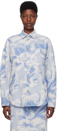 Embroidered Denim Shirt