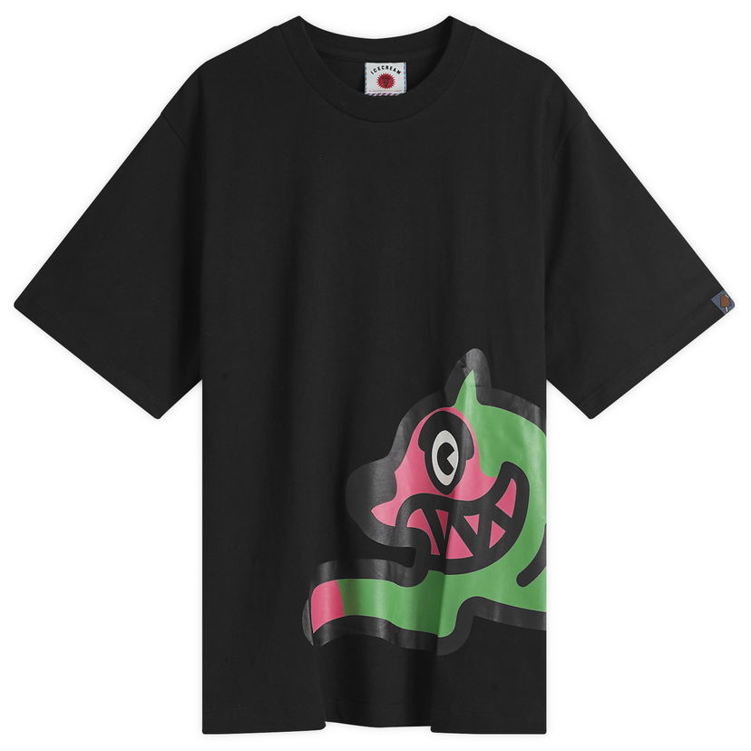 T-paita BBC IceCream ICECREAM Jumbo Running Dog Graphic Tee, Size Medium Musta | IC24458-BLK