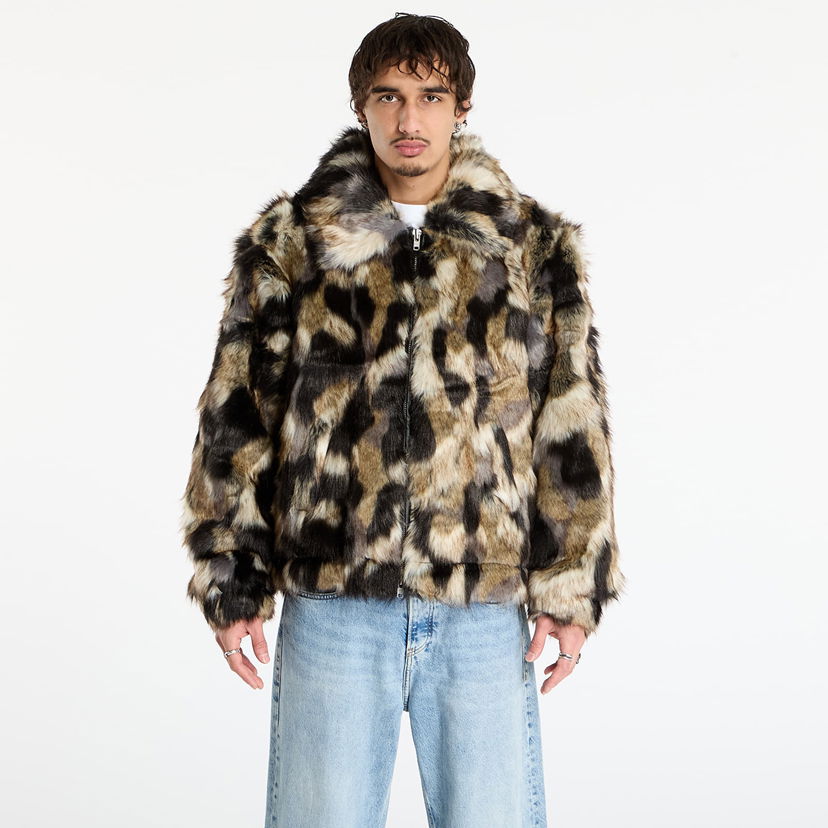Takki Patta Patta Faux Fur Patchwork Jacket Monivärinen | POC-AW25-2700-348-0023-084