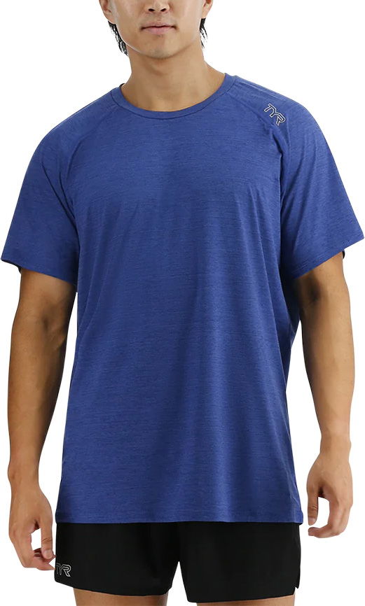 T-paita TYR RAGLAN Short Sleeve T-Shirt Sininen | mptrso3a-981