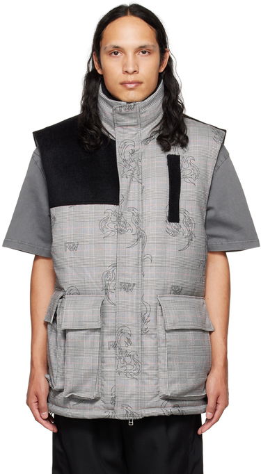 Liivi Feng Chen Wang Feng Chen Wang Printed Down Vest Harmaa | FUF14VS02, 0