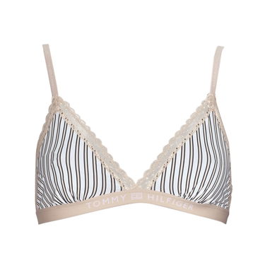 Rintaliivit Tommy Hilfiger Triangle and Bralettes UNLINED TRIANGLE PRT Beige | UW0UW04464-0F8, 0