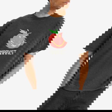 T-paita MARKET Smiley Honeycrisp Graphic Tee, Size Large Musta | 399002180-BLK, 2